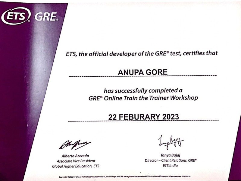 Mrs. Anupa Gore